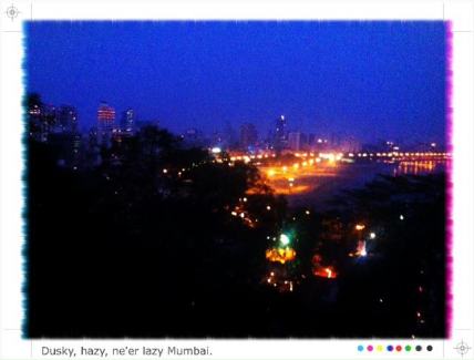 Mumbai glitters at night, but as you'd expect from any megacity: Glitter and grit coexist, and they're not always a pretty pair.